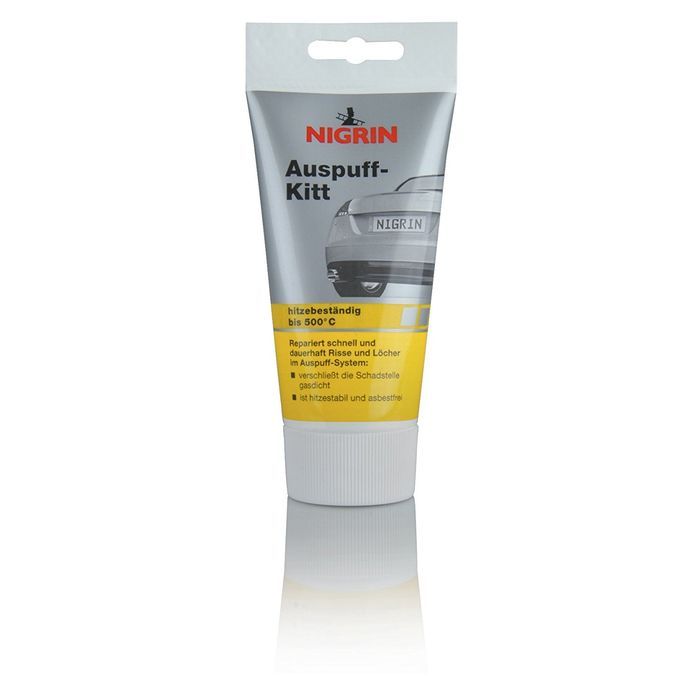 Chit reparatie toba evacuare Nigrin 200g, mastic rezistent la temperaturi ridicate