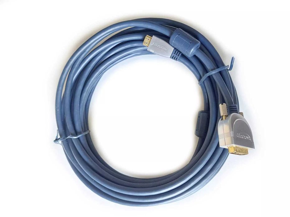 Продавам кабел Clicktronic HDMI to DVI cable 10 meters 24K Gold Plated