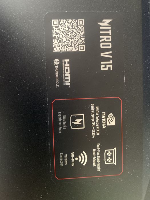 acer nitro v15.
