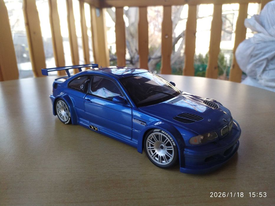 1:18 Метален модел на BMW M3 GTR Street Version Е46 - Minichamps