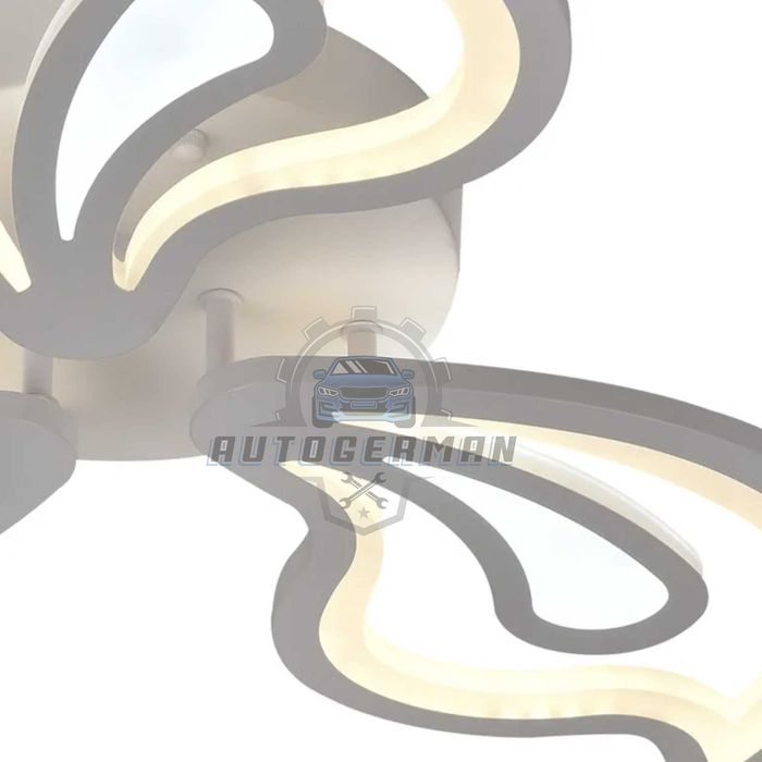 Дизайнерски плафон черен с LED 3-степенна димируема лед полилей