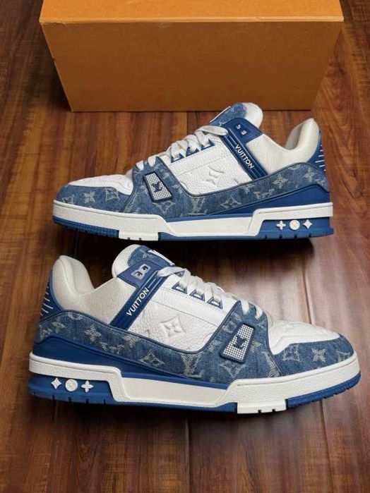 Louis Vuitton Trainer LV Monogram Denim Blue 40-46