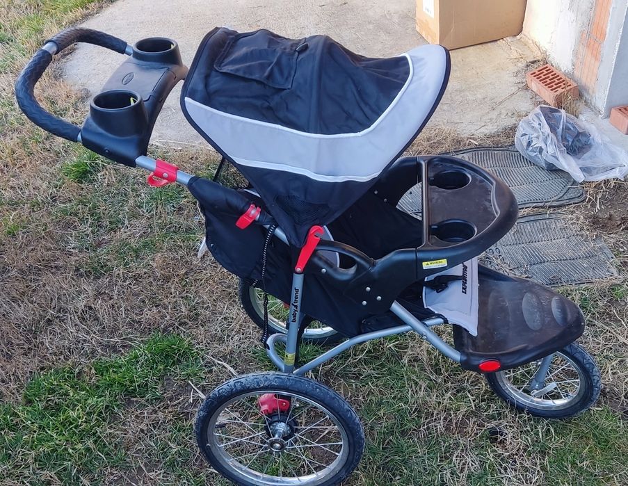 Carucior Baby Trend Expedition Jogger Stroller, Phanto