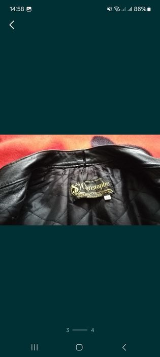 Geaca de piele pentru moto