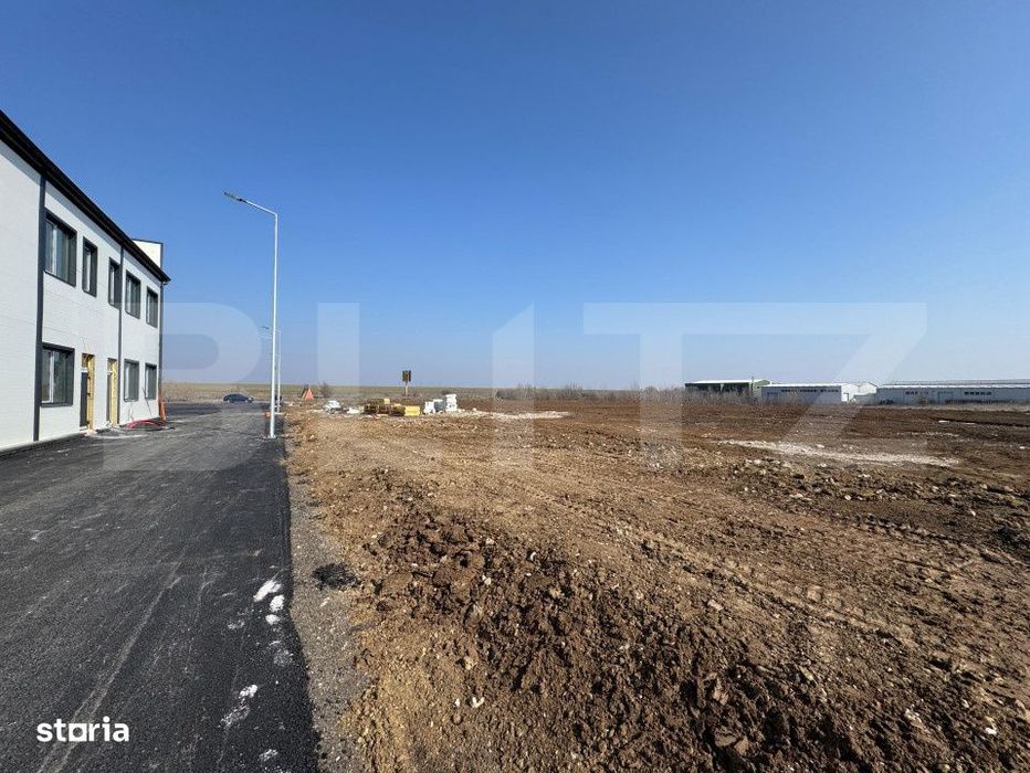 Teren 10.000 mp cu deschidere 55 ml la DE, zona Peugeot