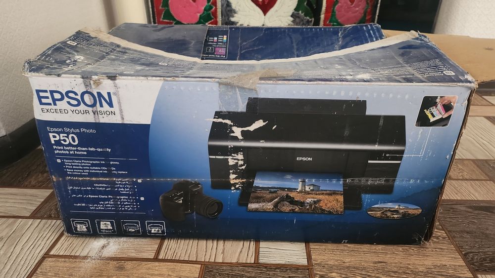 Цветной принтер. Epson Stylus Photo P50.