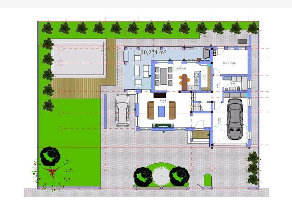 Vând casa la rosu