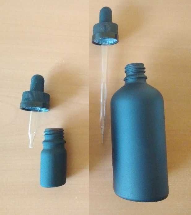 Продавам стъклени флакони с капкомер