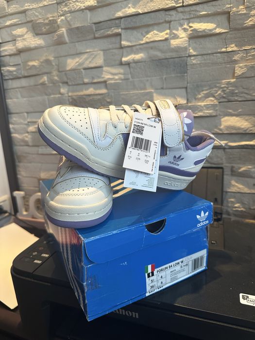 Adidas Forum 84 Low W White/Lilac – Mărimea 36⅔ EU – Noi cu etichete