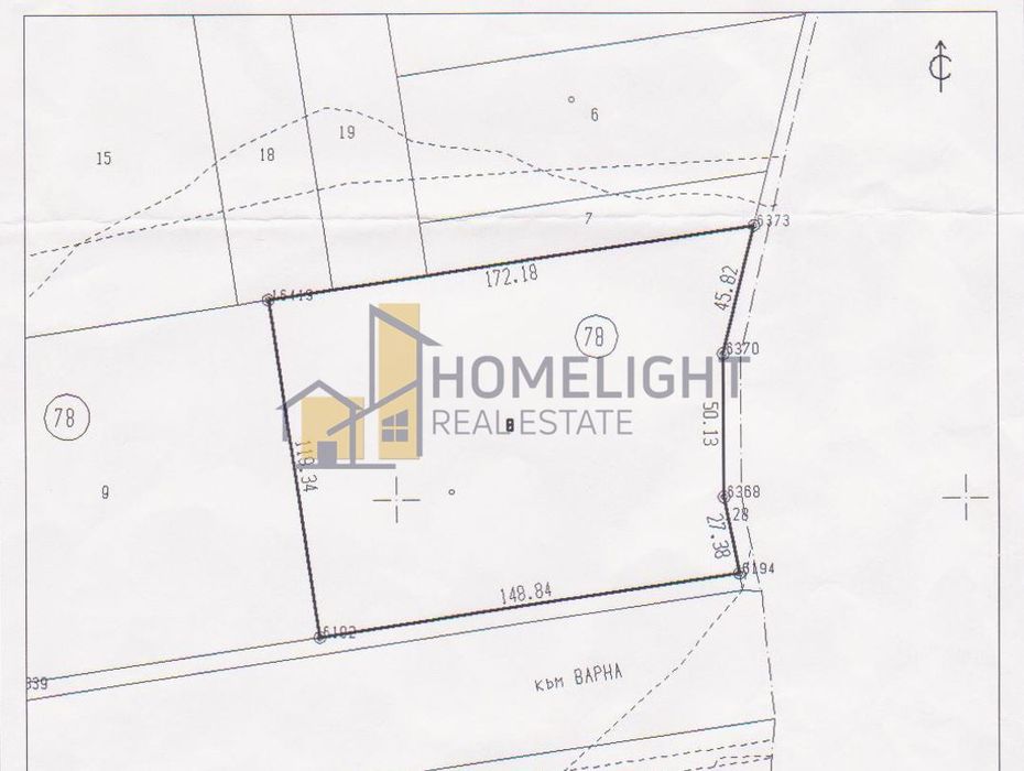 Парцел до Летище Варна