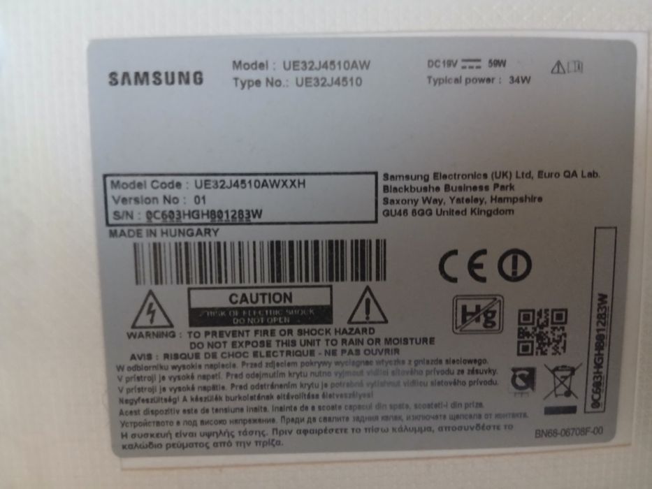 Televizor Smart Led Samsung UE32J4510AW