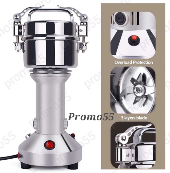 ПРОМОЦИЯ! Професионална Кухненска Мелничка за Зърнени Продукти 1000W