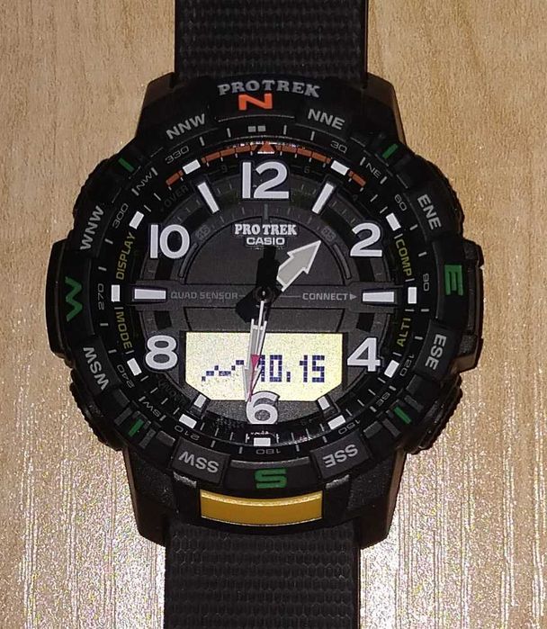 Casio Pro Trek шагомер блютус PRT-B50-1ER и.