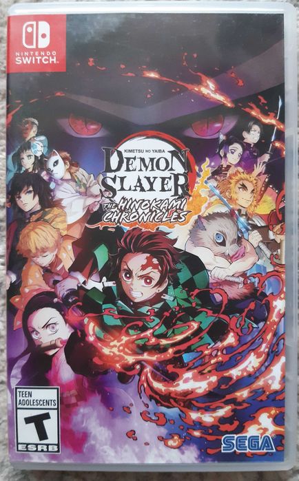 Demon Slayer The Hinokami Chronicles Nintendo Switch на английском б/у