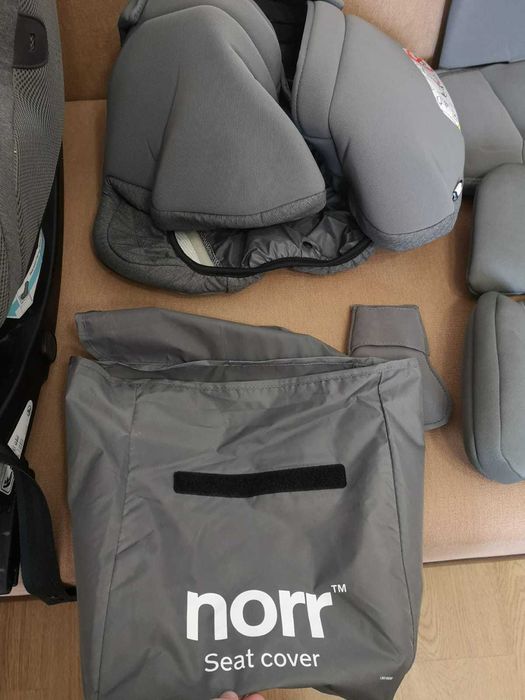 Scaun auto Nuna Rear Facing 0-18 kg Norr 360 i-Size Granit - Isofix