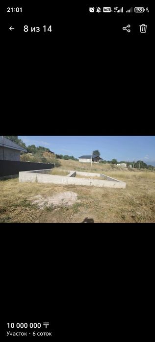 участок 6 сотык продаётся
