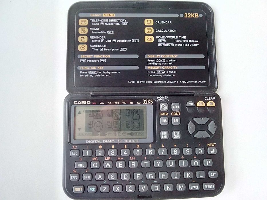 CASIO 32KB Digital Diary SF 4300B