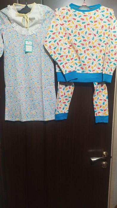 Детская пижама и ночная сорочка для девочек.