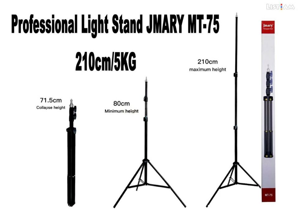 Штативы для камера,телефоны и т.д. Jmary mt-75 гарантия есть! Доставка