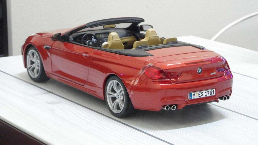1:18 BMW M6 Convertible orange saphire.