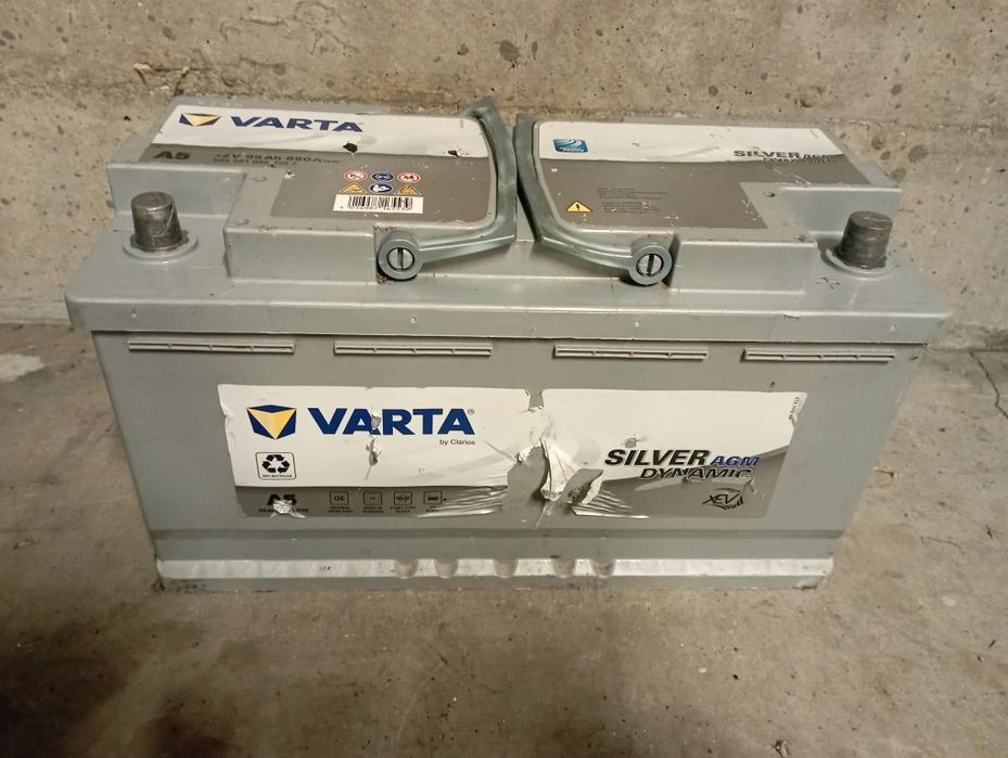 Baterie auto Varta 95  amperi Agm Start Stop import Germania stare perfecta
