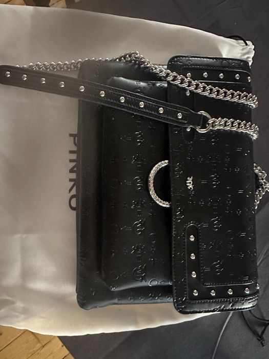 Оригинална чанта Pinko Monogram