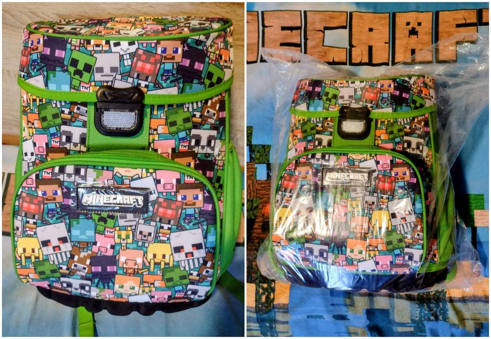 НОВА Ученическа раница Minecraft Ergonomic