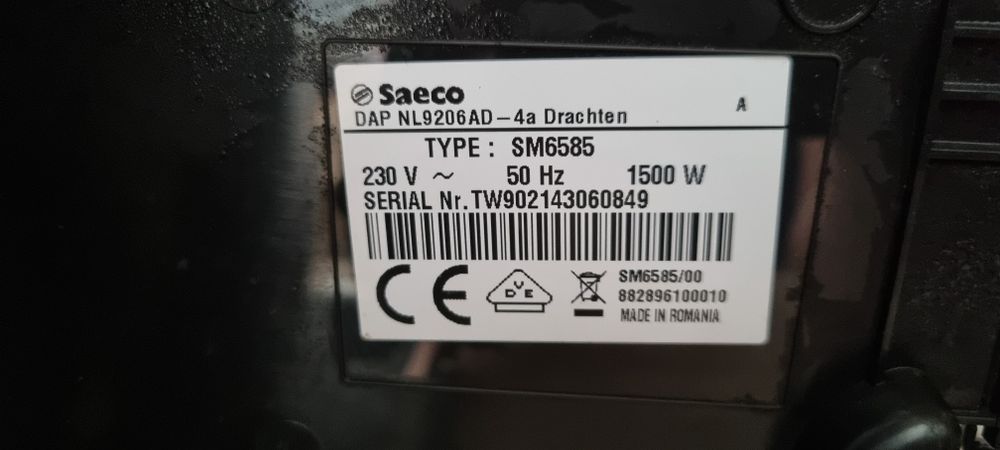 Espressor automat Saeco GranAroma SM6585( nu philips , de'longhi )