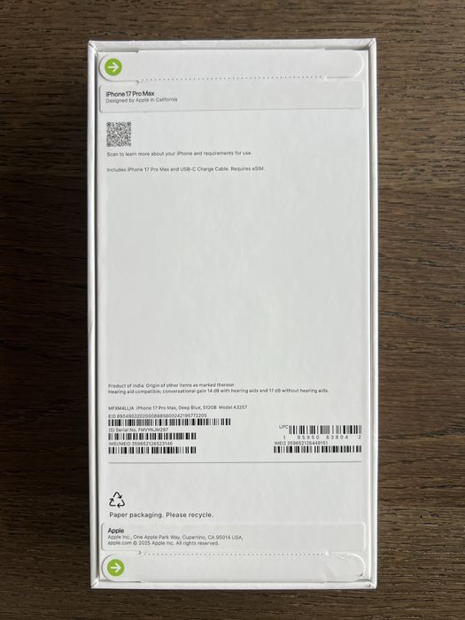 Iphone 17 Pro Max 512 GB nou sigilat