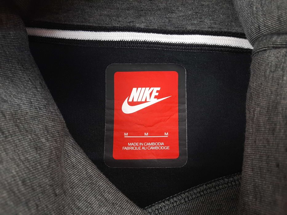 Nike Tech Fleece - Оригинална мъжка блуза с висока яка размер M