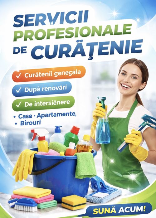 Servicii de curatenie profesionala