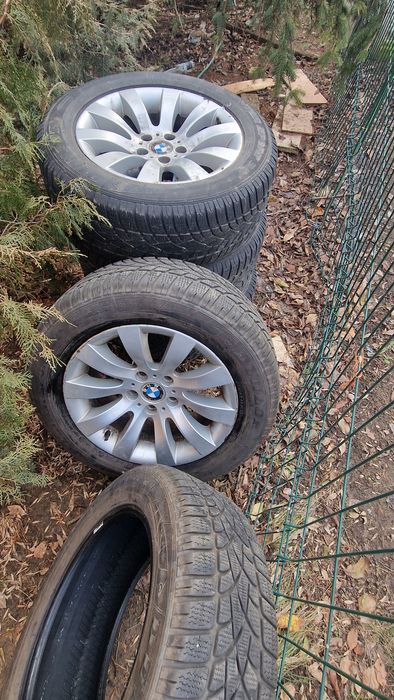 Jante BMW R17 x1, x3, x4, F10 etc cu anvelope Dunlop 225/60 R17 Runfla