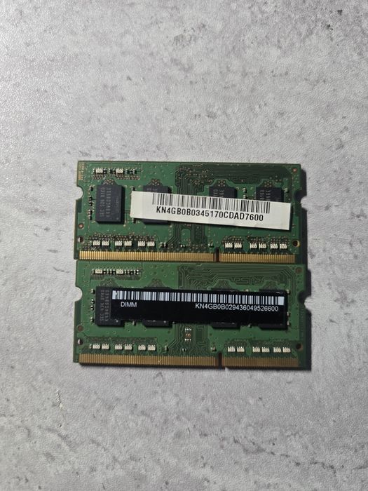 Vând kit 8gb ram DDR3L pentru laptop