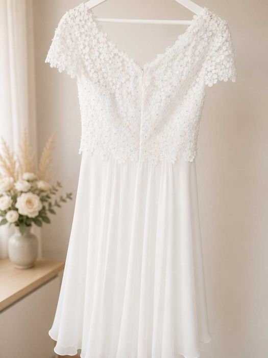 Бяла официална рокля MAGIC BRIDE