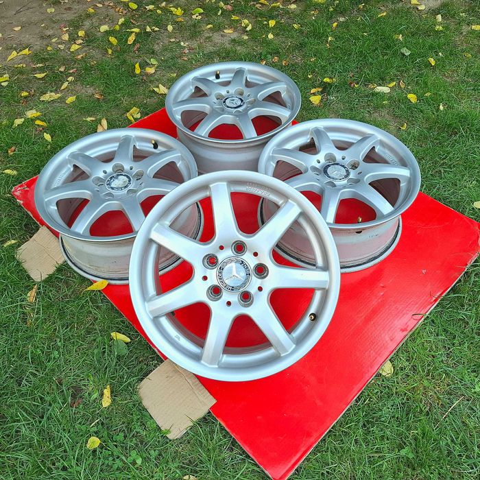 Jante 16" 5x112 - Mercedes R16 A Class B aluminiu. Merg si la VW Skoda