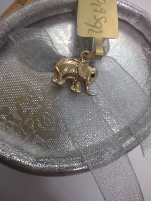 Pandantiv elefant din aur 14k (efn)