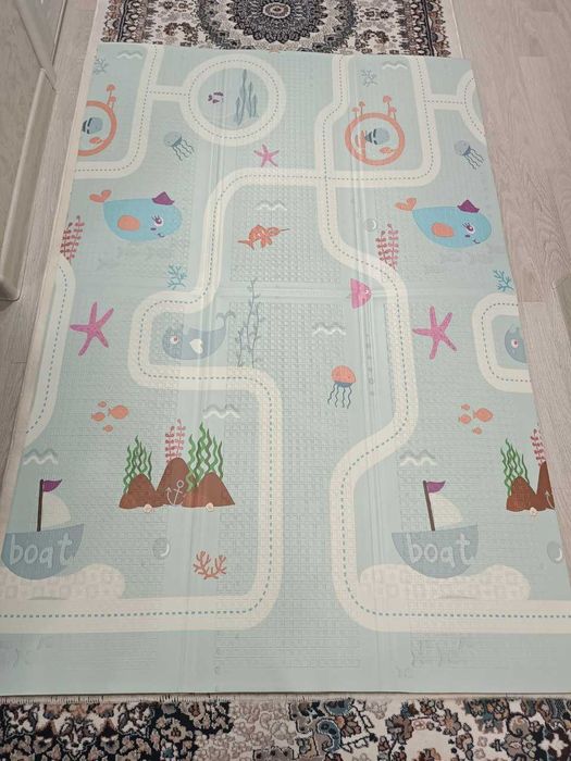 Продается детский термо-коврик, Коврик детский двусторонний