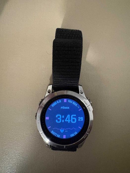 Garmin Fenix 7, 47 mm – stare impecabilă, 3 curele + încărcător original