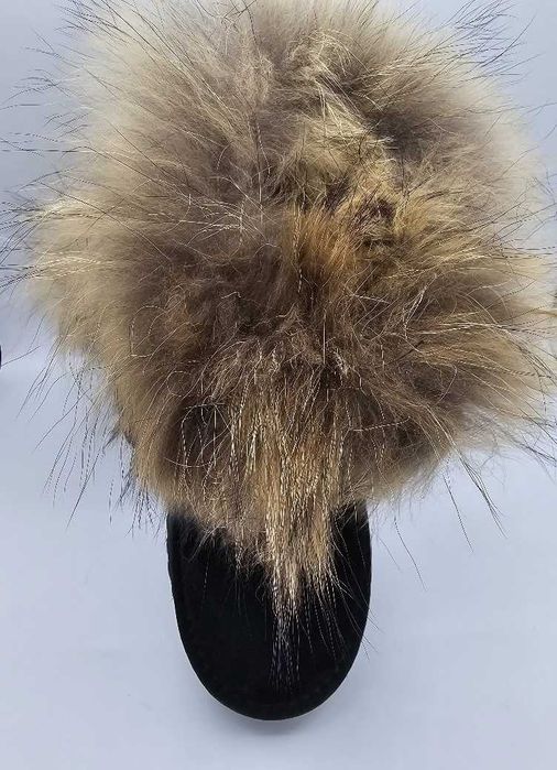 Ghete tip UGG - cu platoforma- blana naturala