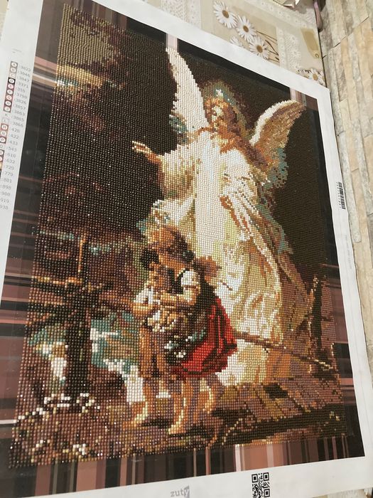 Goblen cu diamante, Îngerul pazitor (40-50cm)