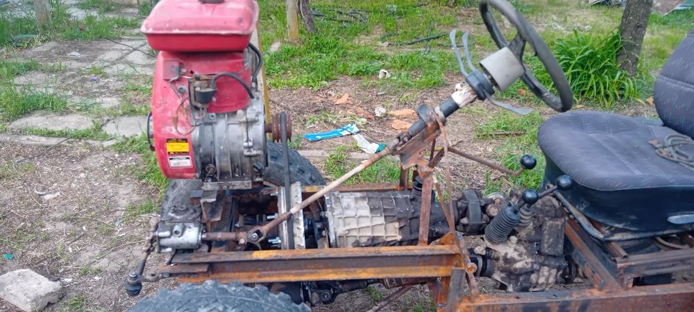 Трактор 4х4 самоделен от лада нива 12 кс
