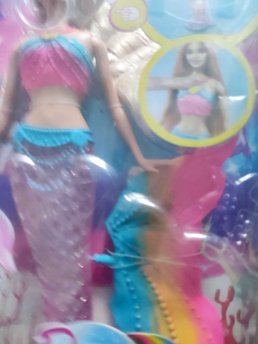 BARBIE Кукла русалка със светеща опашка