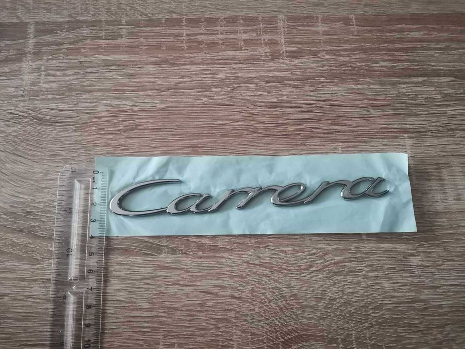 Porsche Carrera сребрист гланц надпис емблема