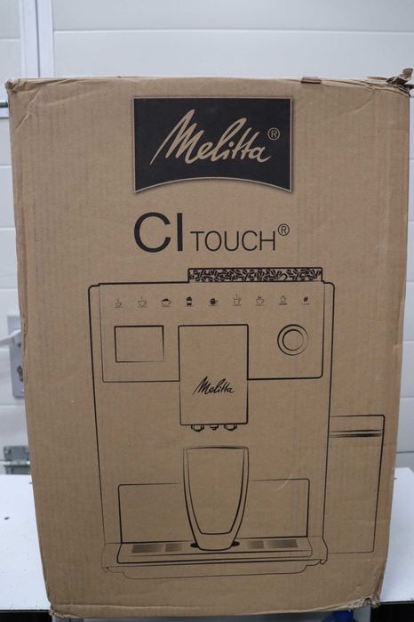 Кафеавтомат Melitta Caffeo CITouch 15 bar  LCD Touch, 10 специалитета, 5 нива на гранулиране, Контейнер за кафени зърна с 2 отделения, Silver