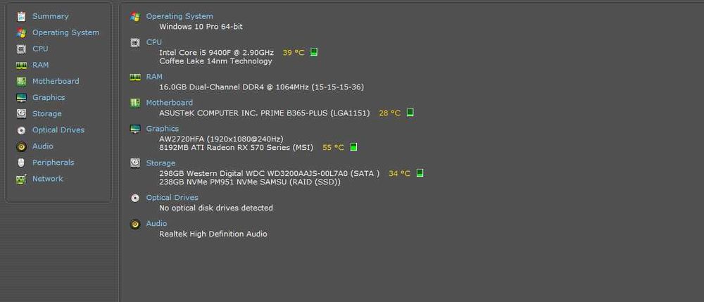PC GAMING – i5 9400F / RX 570 8GB / 16GB RAM