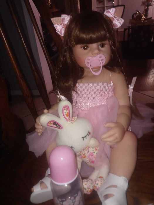 Кукла Reborn девочка и мальчик,55-56 см