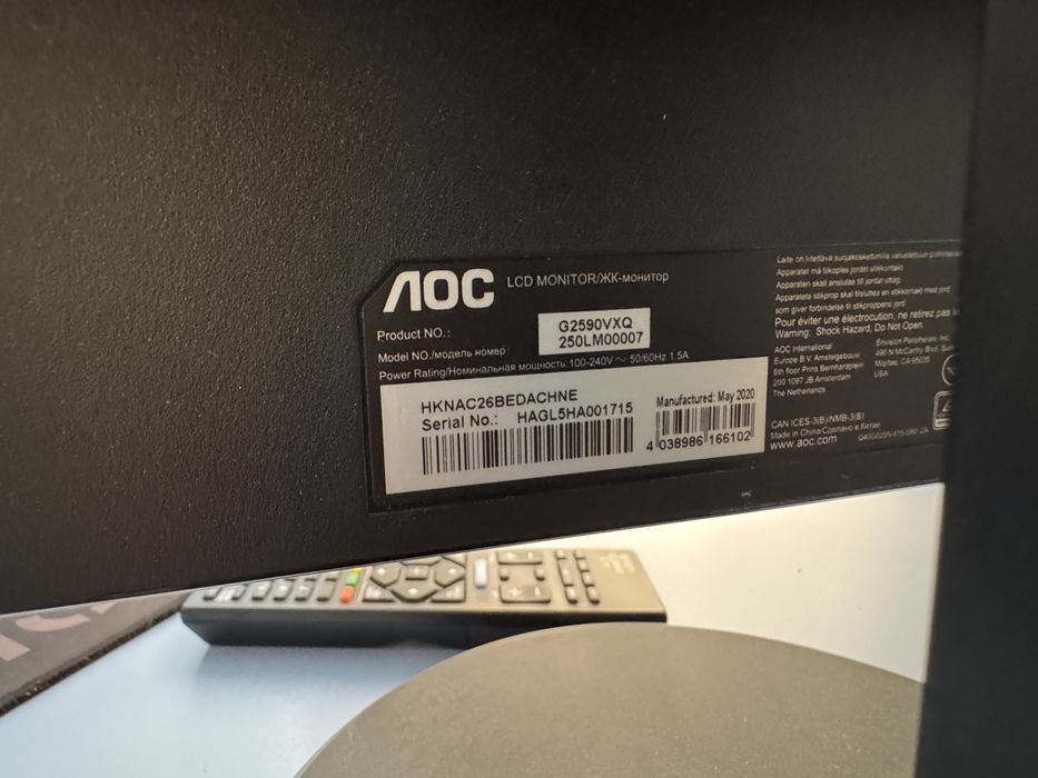 Vand monitor AOC