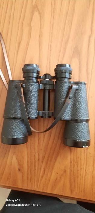 Немски стар военен  CORON бинокъл 16Х50