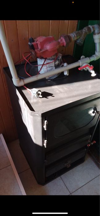 Печка прити с водна риза