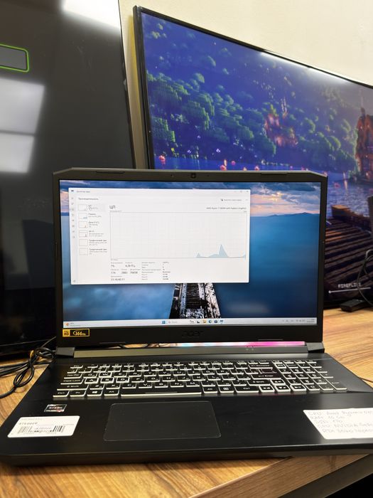 Игровой ноутбук Acer Nitro RTX 3070 8Gb, Ryzen 7 5800H 8/16